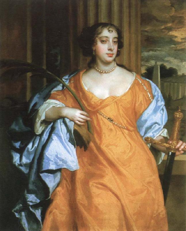 Sir Peter Lely barbara villiers,duchess of cheveland as st.catherine of alexandria China oil painting art